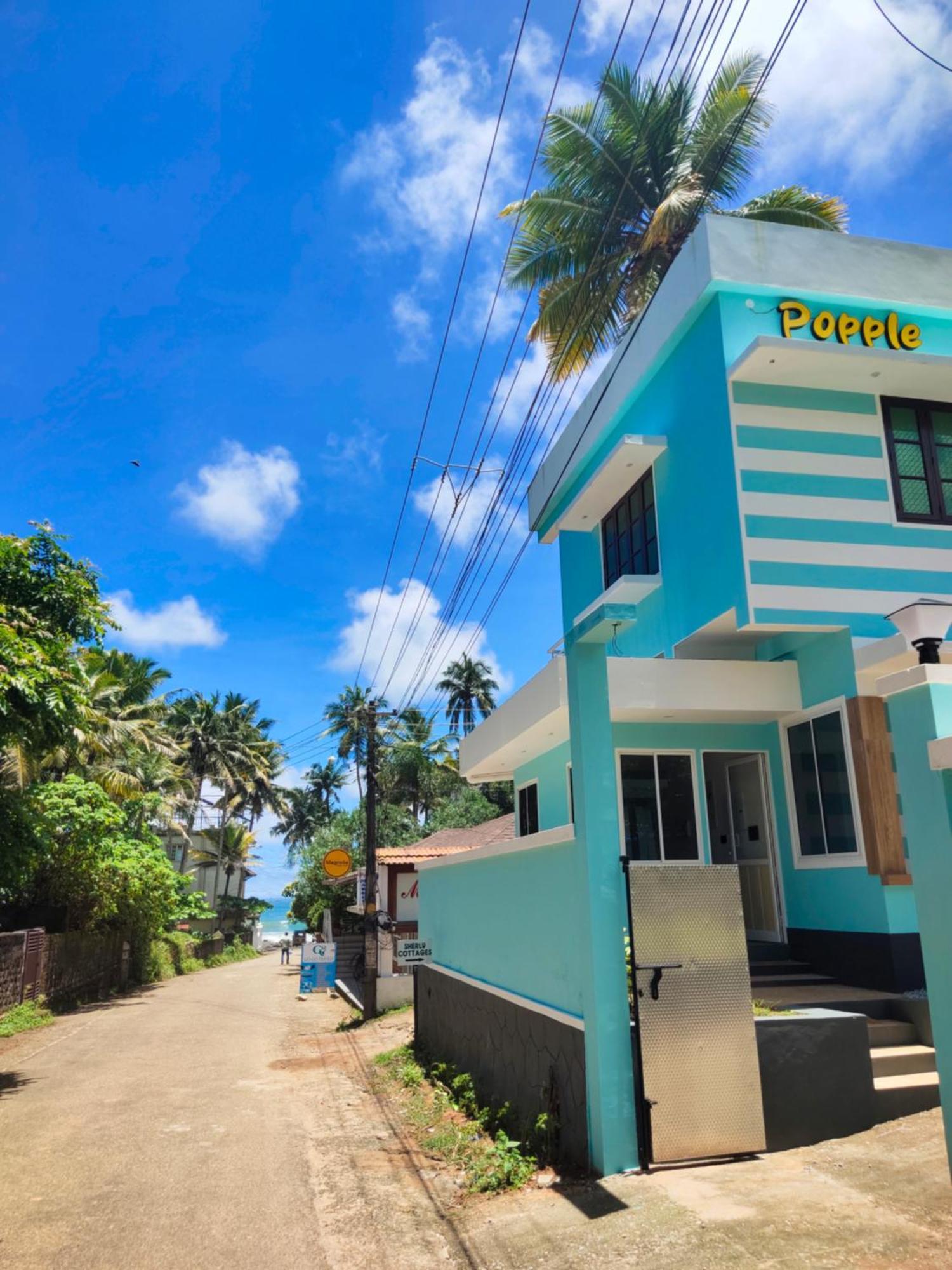 Popple Beach House Varkala Exteriör bild