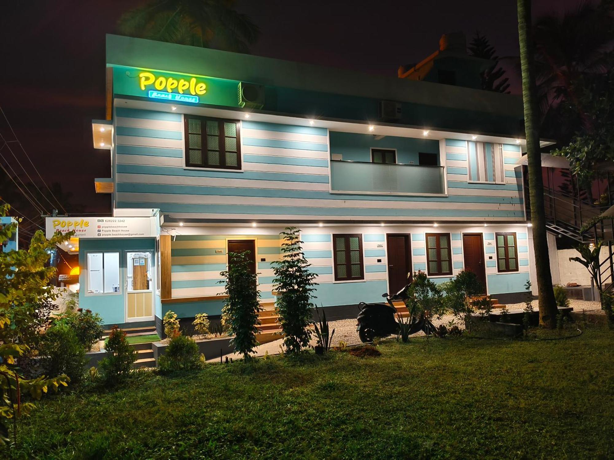 Popple Beach House Varkala Exteriör bild