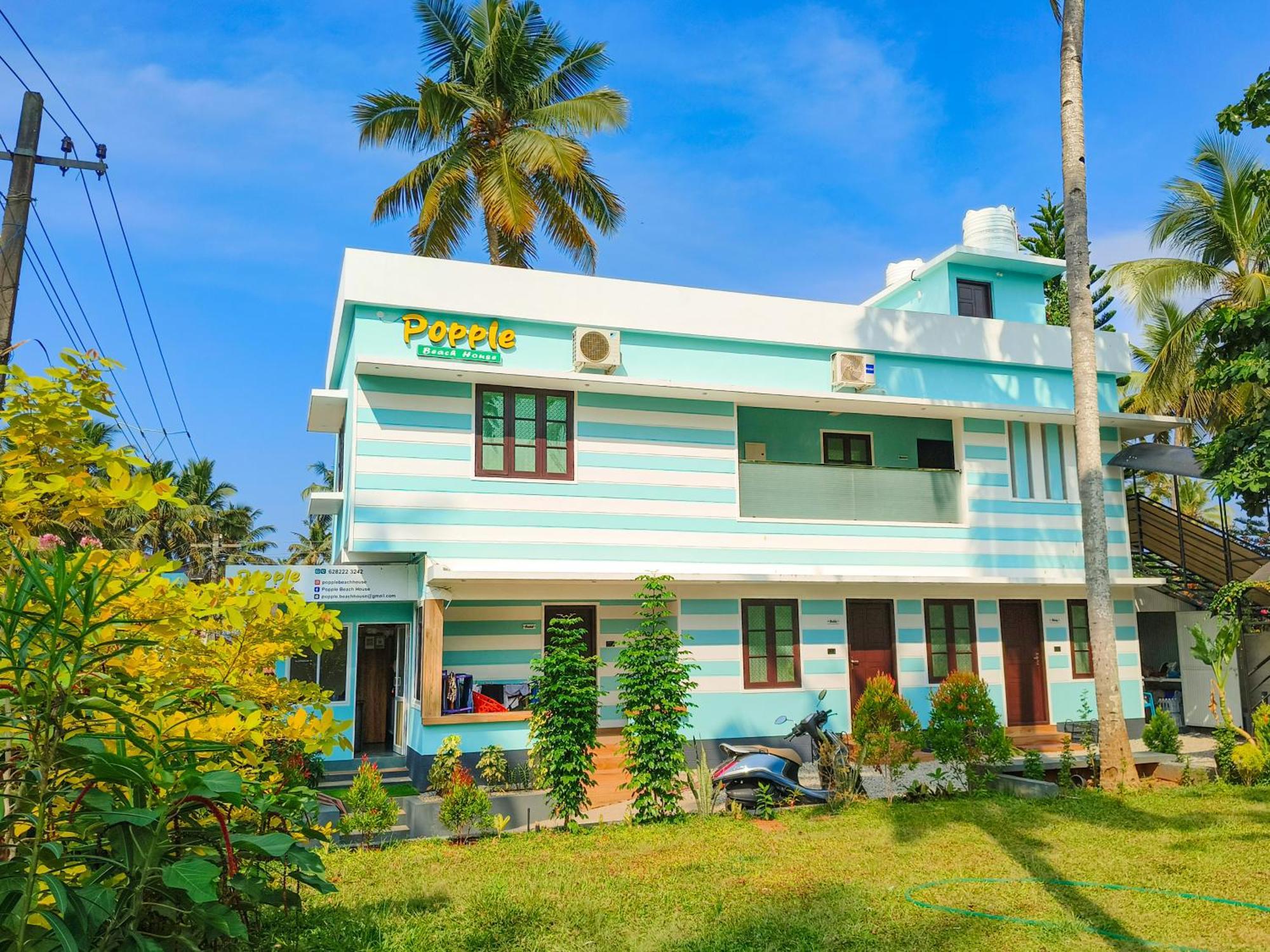 Popple Beach House Varkala Exteriör bild